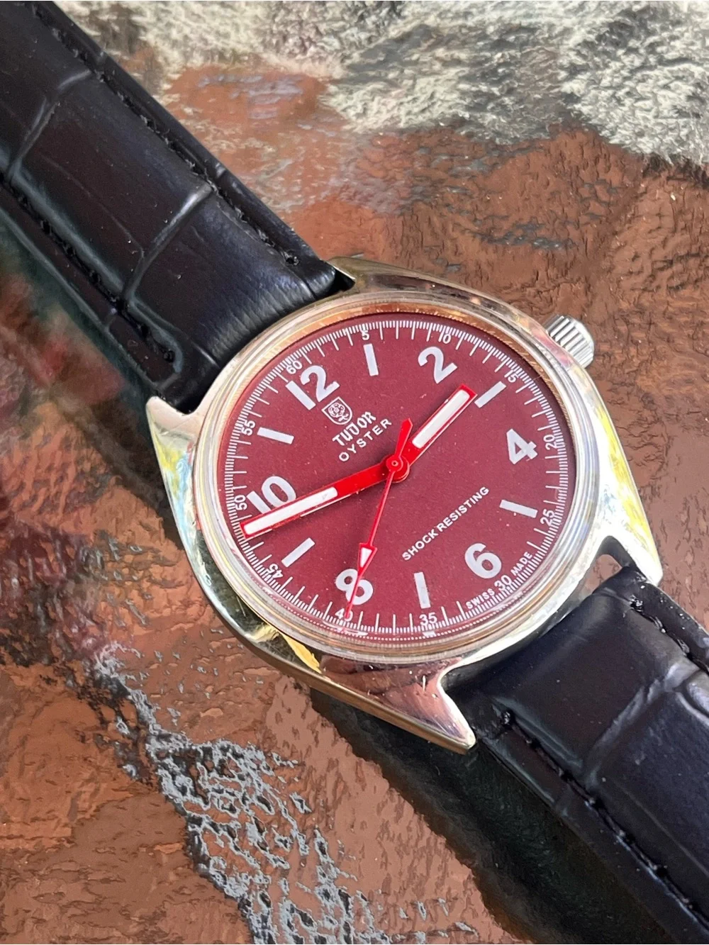 Classic Mens Tudor Manual Wind Wristwatch